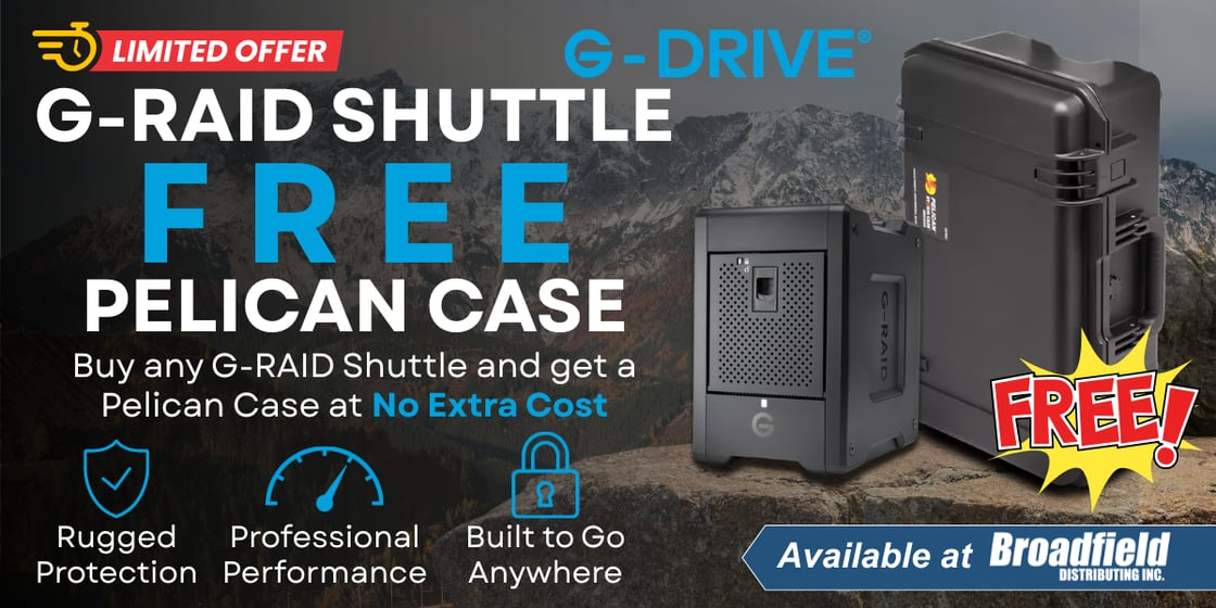 G-RAID Shuttle with FREE Pelican Case Special
