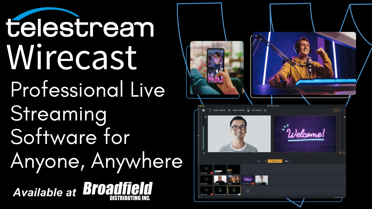 Professional Live Streaming with Telestream Wirecast Software
