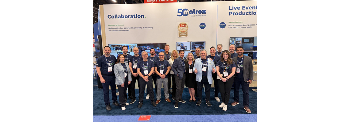Matrox Video Celebrates 50 Years of Innovation by Debuting Award-Winning Maevex MGX Series at InfoComm 2026