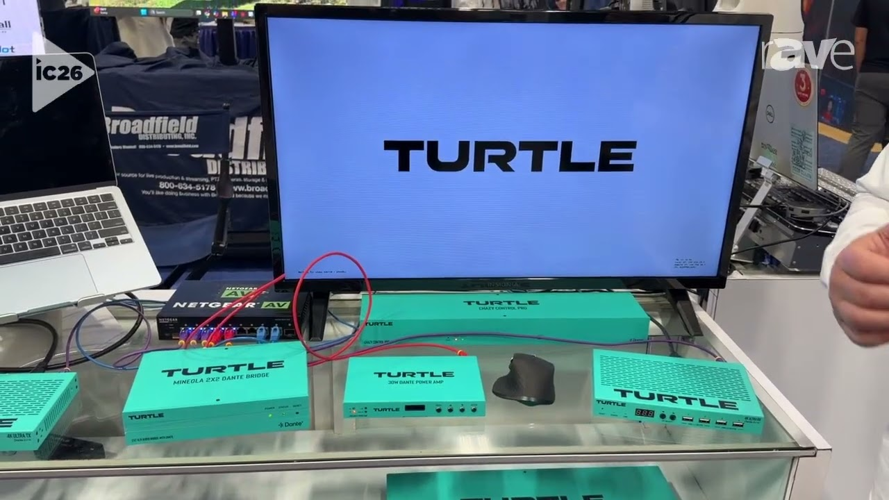 InfoComm 2026: Broadfield Highlights Turtle AV Dante Audio and Video Wall Solutions