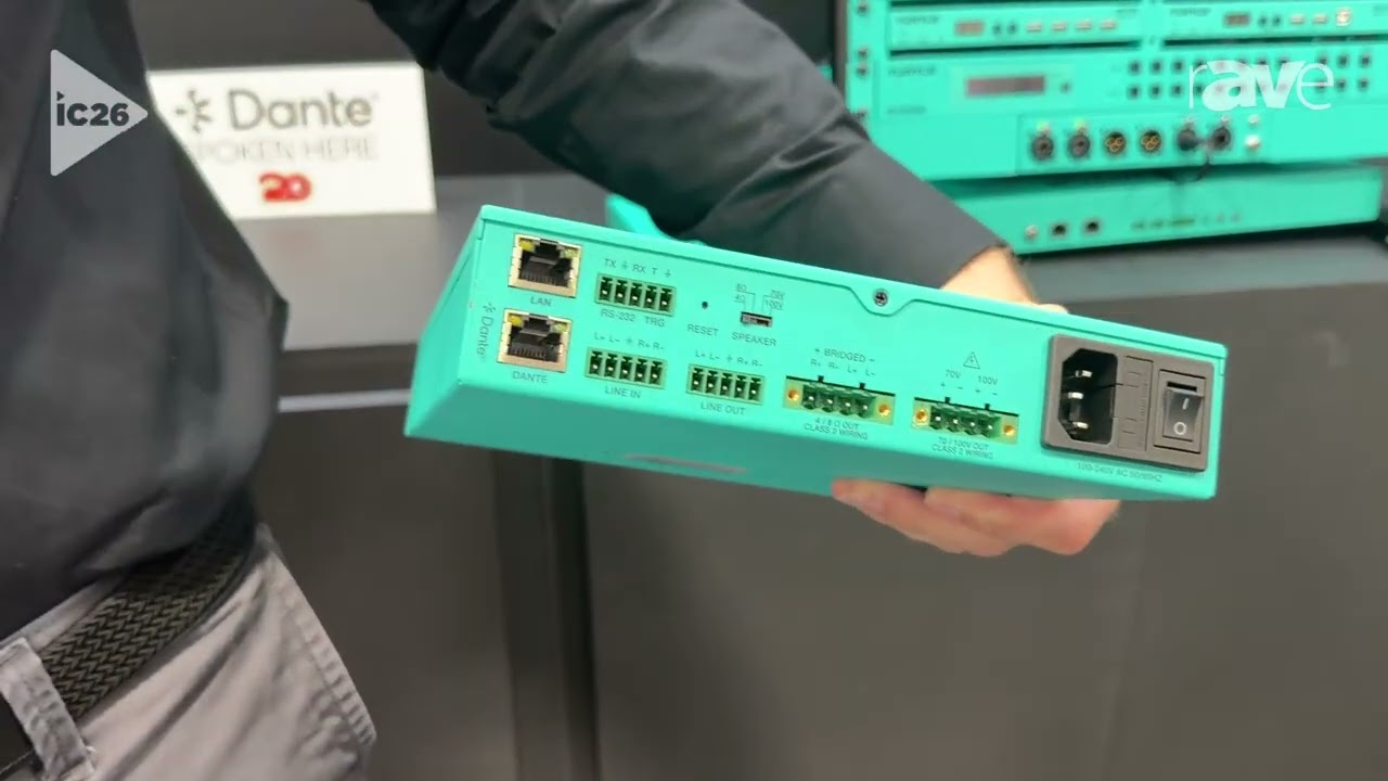 Turtle AV Showcases Dante Power Amplifiers with Built-In DSP at InfoComm 2026