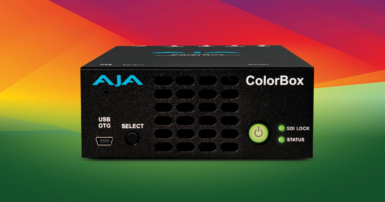 AJA ColorBox Streamlines Multi-Camera HDR and Color Workflows
