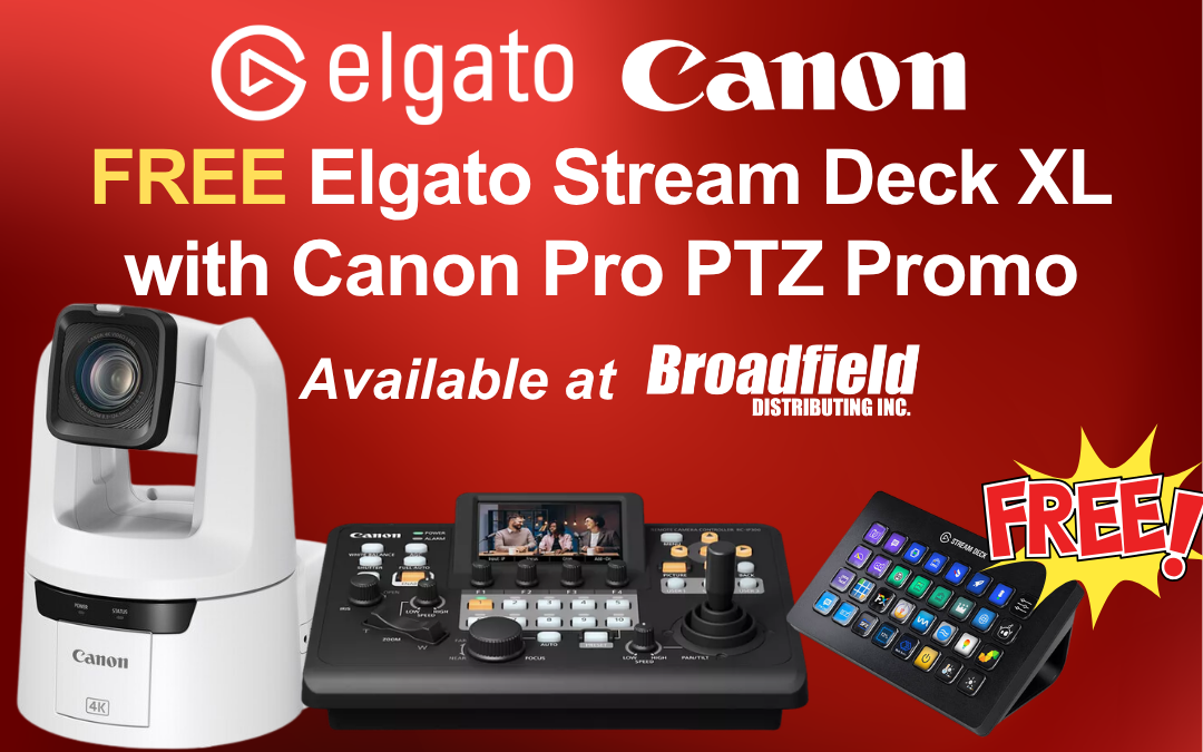 FREE Elgato Stream Deck XL with Canon Pro PTZ Promo