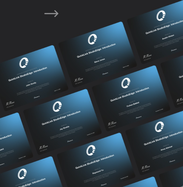 QuickLink StudioEdge Certification Helps Partners Deliver Greater Customer Success