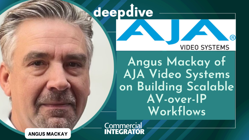 AJA Video Systems Helps Integrators Build Scalable AV-over-IP Workflows
