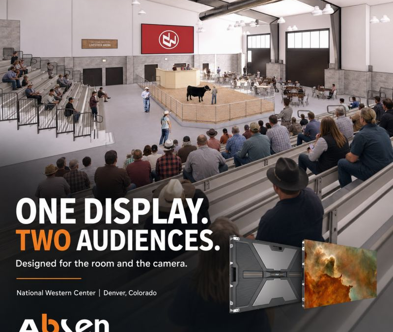 Absen NX2.5 Supports In-Venue and On-Camera Production at Denver’s National Western Center