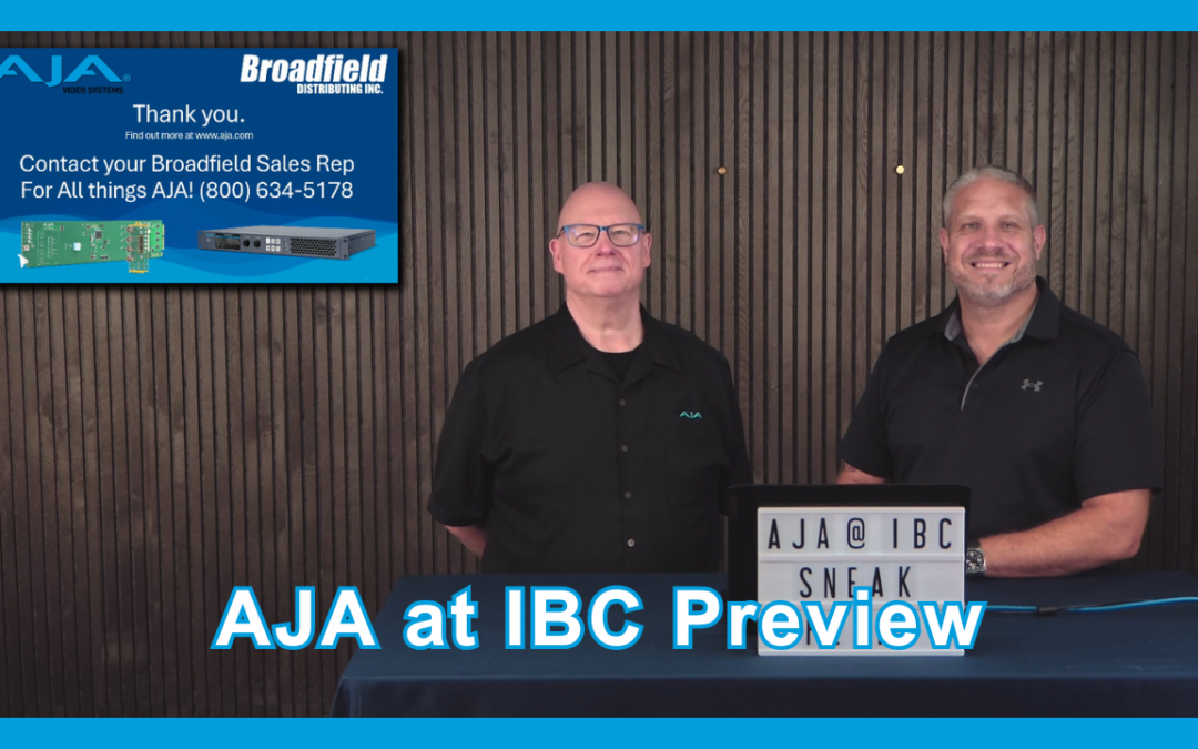 AJA Video Systems IBC 2026 Preview: New Broadcast & Pro AV Technology