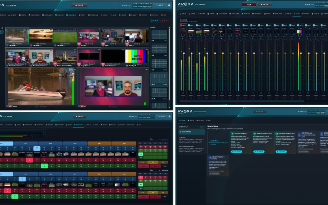 Grass Valley AVORA Simplifies All-in-One Live Production Workflows