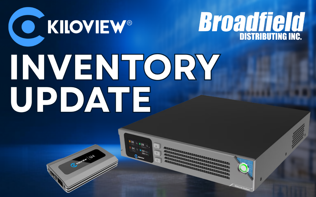 New Kiloview Products Arriving at Broadfield