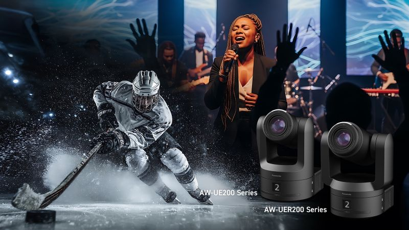 Panasonic AW-UE200 and AW-UER200 Bring Global Shutter to Professional PTZ Production