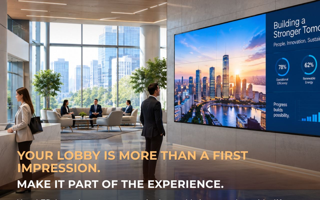 Absen KLCOB V2 Turns Corporate Lobbies Into Dynamic Communication Spaces