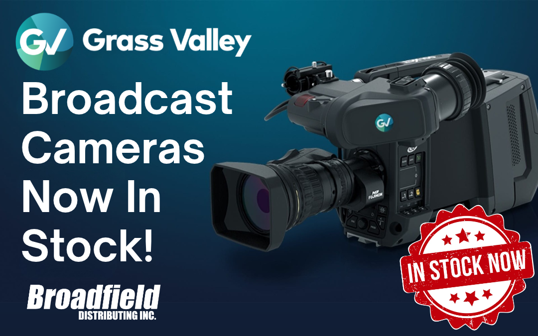 Grass Valley Broadcast Cameras In Stock at Broadfield
